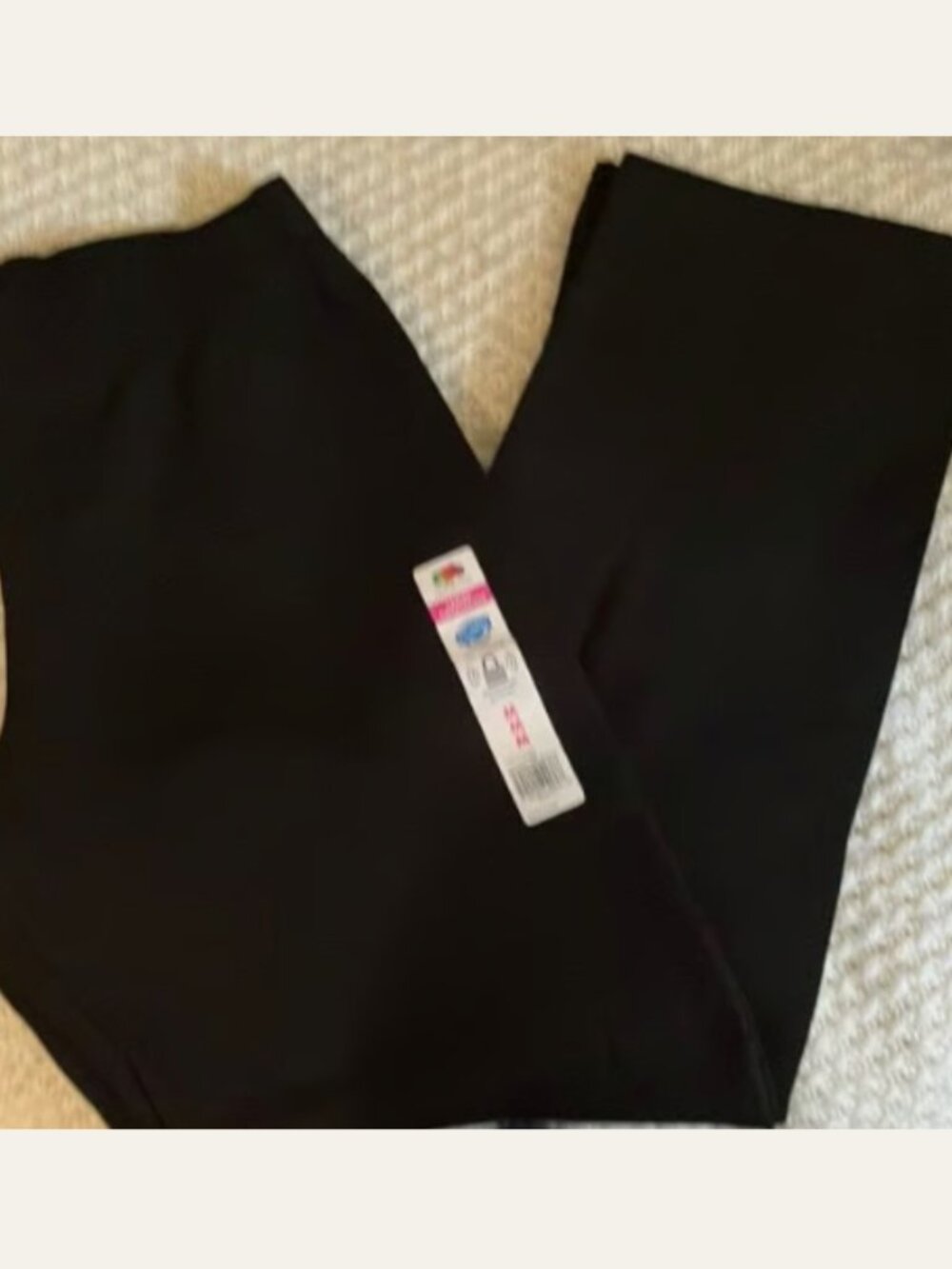 Fruit of the Loom Black Womens’ Sweatpants Size M 8-10 NEW NWT